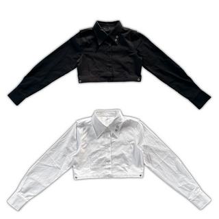 FUKU cropped button top