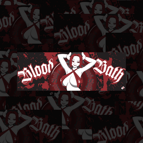 BLOOD BATH BOX STICKER