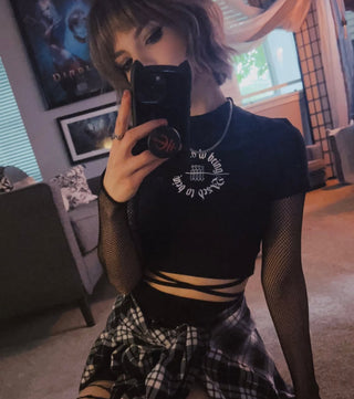 USED TO BEING USED [ CROP TOP ]