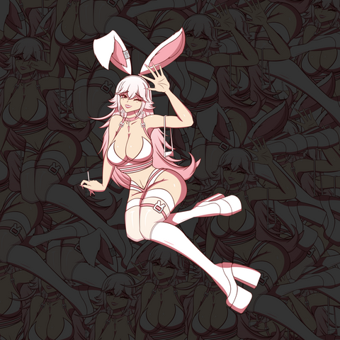 BAD BUNNY STICKER [ PINK ]
